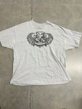 Harley Davidson Las Vegas T Shirt 3XL Gray Skull Dice Biker Graphic Tee